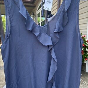 Daytrip Slate Sleeveless Blouse